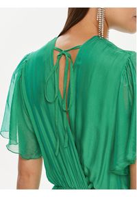Haveone Sukienka letnia AFF-L013 Zielony Regular Fit. Kolor: zielony. Materiał: jedwab. Sezon: lato