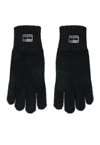 Tommy Jeans Rękawiczki Damskie Tjw Cosy Knit Gloves AW0AW15481 Czarny. Kolor: czarny. Materiał: bawełna