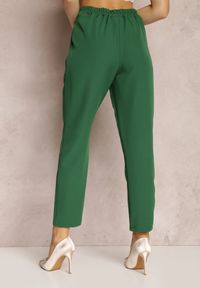 Renee - Zielone Spodnie Cygaretki Zalko. Okazja: na co dzień. Kolor: zielony. Styl: klasyczny, casual, elegancki #4