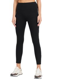 Guess - GUESS Damskie czarne legginsy Aline. Okazja: na co dzień. Kolor: czarny. Materiał: materiał. Długość: długie. Styl: sportowy, casual #5