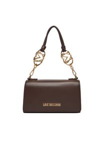 Love Moschino - LOVE MOSCHINO Torebka JC4051PP1NLF0301 Brązowy. Kolor: brązowy. Materiał: skórzane