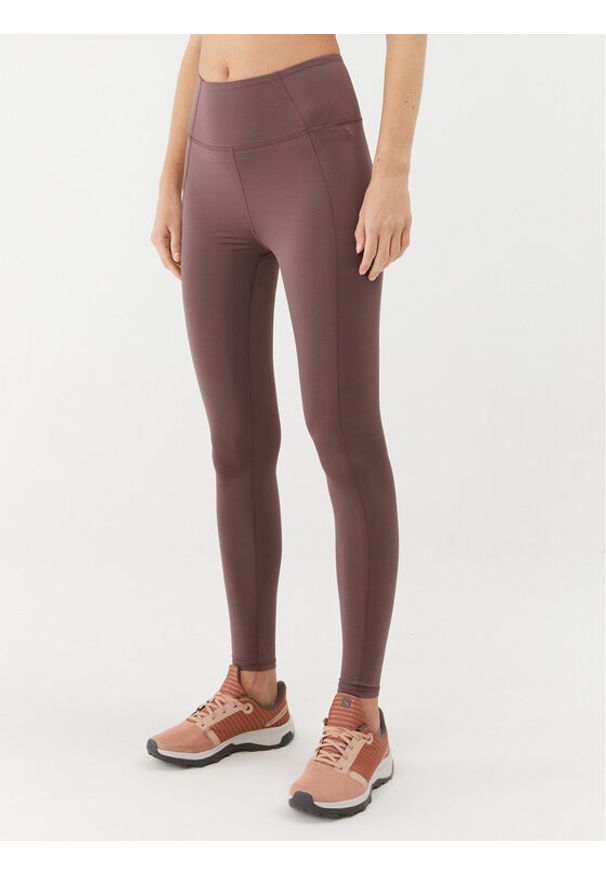 columbia - Columbia Legginsy Boundless Trek™ Legging Brązowy Regular Fit. Kolor: brązowy. Materiał: syntetyk