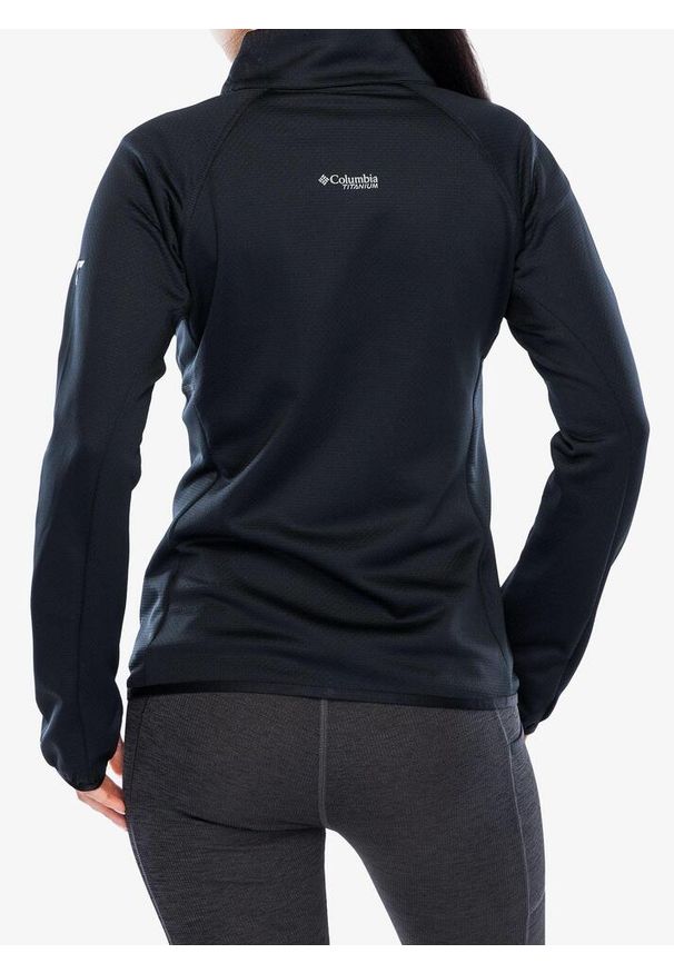 columbia - Bluza polarowa damska Columbia Triple Canyon Grid Fleece Full Zip. Kolor: czarny. Materiał: polar