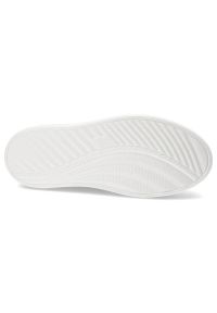 CheBello - Białe Eleganckie Sneakersy Chebello Z Ozdobnym Kwiatem. Zapięcie: bez zapięcia. Kolor: biały. Materiał: skóra. Wzór: kwiaty