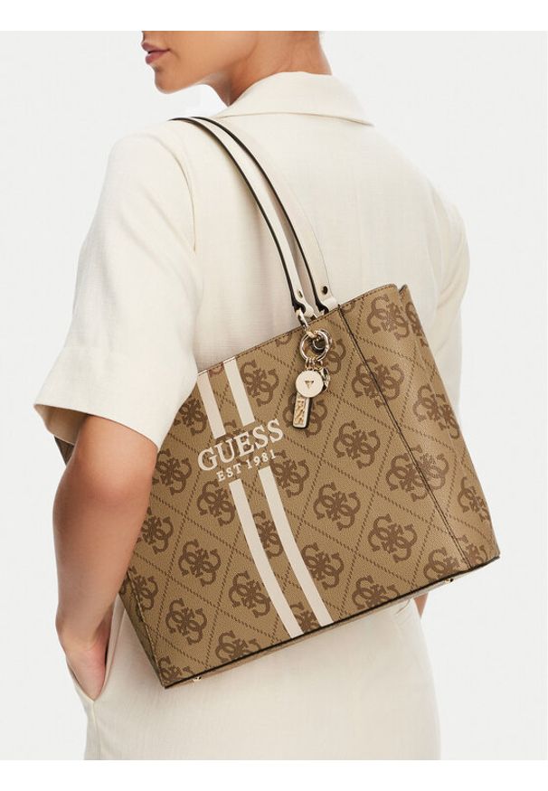 Guess Torebka HWOS96 72250 Beżowy. Kolor: beżowy. Materiał: skórzane