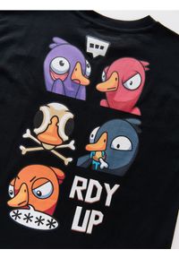 Reserved - T-shirt Goose Goose Duck - czarny. Kolor: czarny. Materiał: bawełna, dzianina #1