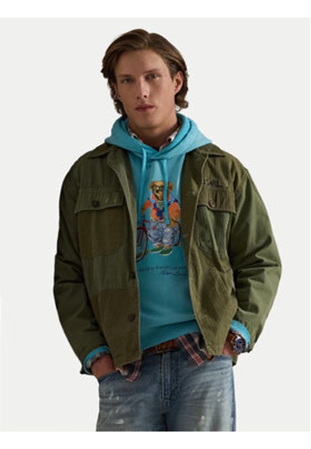 Polo Ralph Lauren Bluza 710B14624001 Niebieski Regular Fit. Typ kołnierza: polo. Kolor: niebieski. Materiał: bawełna