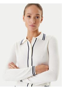 Guess Jeans Kardigan W5YR32 Z3HO2 Écru Regular Fit. Materiał: syntetyk