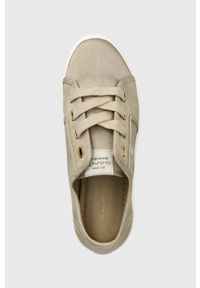 GANT - Gant tenisówki Leisha damskie kolor beżowy. Nosek buta: okrągły. Zapięcie: sznurówki. Kolor: beżowy. Szerokość cholewki: normalna #4