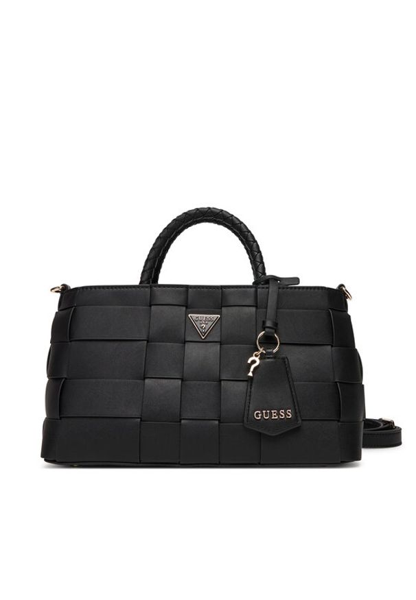 Guess Torebka Maylee HWWG96 61060 Czarny. Kolor: czarny. Materiał: skórzane