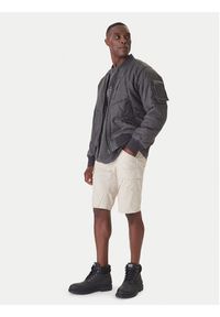 G-Star RAW - G-Star Raw Szorty materiałowe 3D Cargo D26222-D308 Granatowy Regular Fit. Kolor: niebieski. Materiał: bawełna