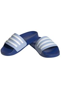 Adidas - Klapki adidas Adilette Shower K Jr IG4875 niebieskie. Okazja: na plażę. Kolor: niebieski. Materiał: syntetyk, guma