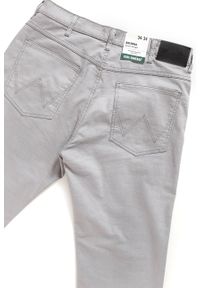 Wrangler - WRANGLER SPODNIE MĘSKIE ARIZONA ALLOY GREY W12OV6333. Materiał: materiał #5