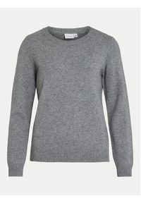 Vila Sweter Ril 14054177 Szary Regular Fit. Kolor: szary. Materiał: syntetyk #3
