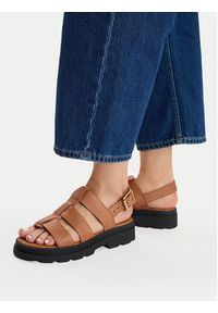 Clarks Sandały Orinoco3 Strap 26186587 Brązowy. Kolor: brązowy. Materiał: skóra #4
