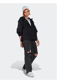 Adidas - adidas Bluza Track HM1550 Czarny Relaxed Fit. Kolor: czarny. Materiał: syntetyk