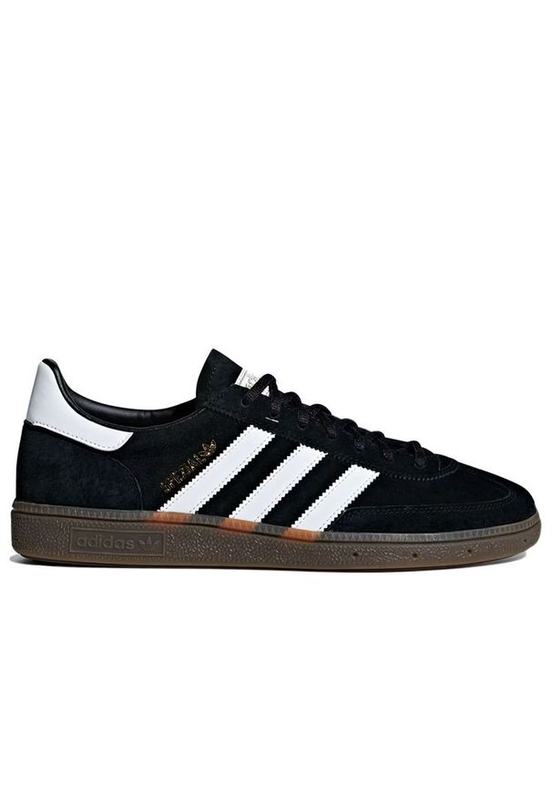 Adidas - Buty unisex adidas Handball Spezial DB3021 - czarne. Okazja: na co dzień. Zapięcie: sznurówki. Kolor: czarny. Materiał: guma, skóra, zamsz. Szerokość cholewki: normalna. Sport: piłka ręczna