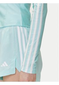 Adidas - adidas Bluza adicolor 3-Stripes JC5579 Turkusowy Slim Fit. Kolor: turkusowy. Materiał: syntetyk #3