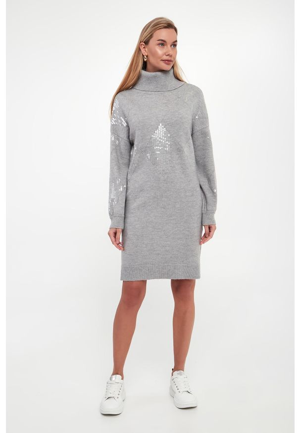 Joseph Ribkoff - Sukienka swetrowa z golfem JOSEPH RIBKOFF. Typ kołnierza: golf