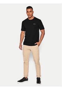 Calvin Klein T-Shirt Micro Logo Interlock K10K109894 Czarny Regular Fit. Kolor: czarny. Materiał: bawełna #2