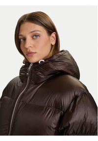 TOMMY HILFIGER - Tommy Hilfiger Kurtka puchowa WW0WW46541 Brązowy Regular Fit. Kolor: brązowy. Materiał: syntetyk #3