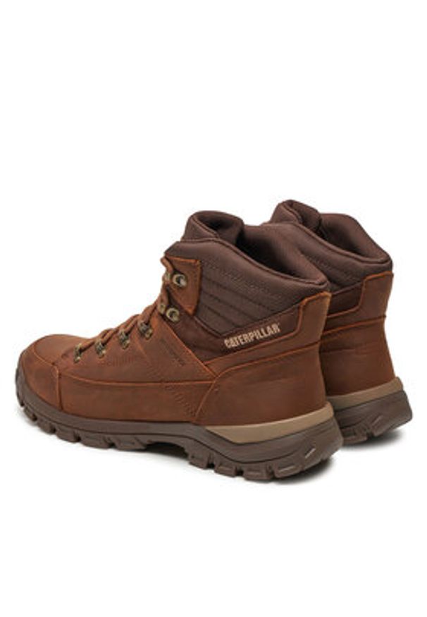 CAT Footwear Trekkingi Threshold Hiker Wp P725960 Brązowy. Kolor: brązowy. Materiał: skóra. Sport: turystyka piesza