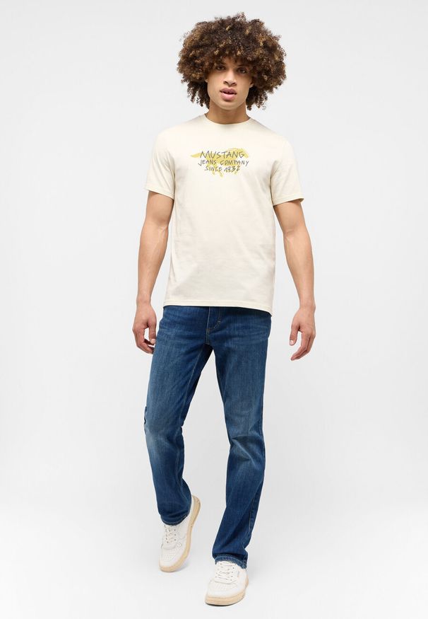 Mustang - Męskie Spodnie Jeansowe MUSTANG Tramper Straight Denim Blue 1015516 5000 882