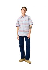 Wrangler - MESKA KOSZULA WRANGLER SS 1 PKT SHIRT NIAGARA MIST 112362756 #4