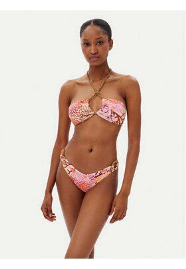 Guess Góra od bikini E5GJ41 KCUN0 Koralowy. Kolor: pomarańczowy. Materiał: syntetyk