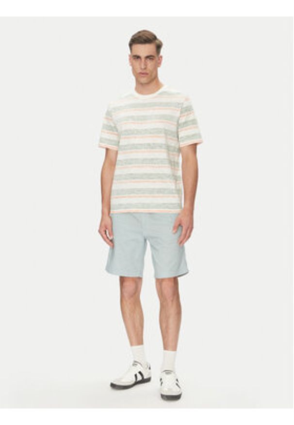 Jack & Jones T-Shirt Birk 12268437 Beżowy Standard Fit. Kolor: beżowy. Materiał: bawełna