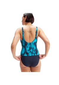 Speedo Shaping Evie Tankini - Granatowy – Rozmiar 46. Kolor: niebieski