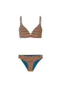 Damski 2-częściowy kostium kąpielowy Protest Elzi Bralette. Kolor: różowy