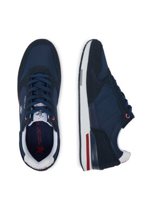 Beverly Hills Polo Club Sneakersy V5-6414 Granatowy. Kolor: niebieski. Materiał: materiał