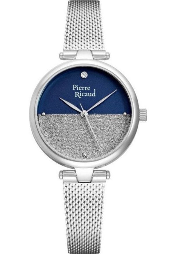 Zegarek Pierre Ricaud Zegarek damski Pierre Ricaud P23000.5145Q CYRKONIE srebrny. Kolor: srebrny