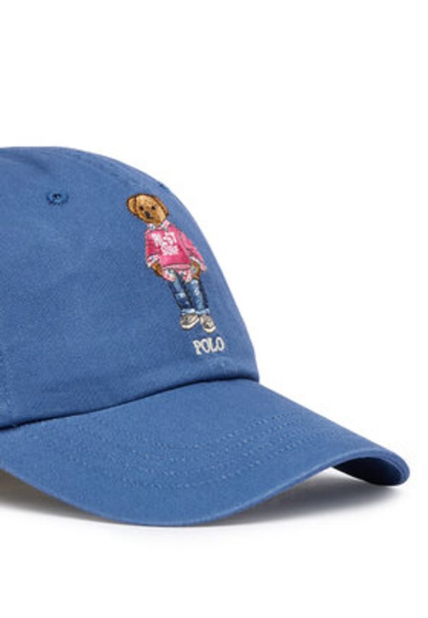 Polo Ralph Lauren Czapka z daszkiem 710963777001 Niebieski. Kolor: niebieski. Materiał: bawełna
