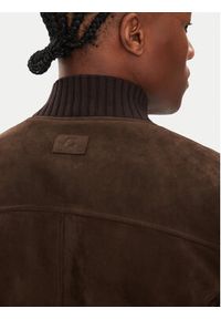 Milestone Kurtka skórzana MSDario 531621 60695 Brązowy Regular Fit. Kolor: brązowy. Materiał: skóra #2