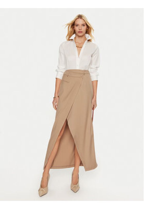 Artigli Spódnica midi ACGO000665 Beżowy Regular Fit. Kolor: beżowy. Materiał: syntetyk