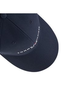 TOMMY HILFIGER - Tommy Hilfiger Czapka z daszkiem Th Established Cap AM0AM07352 Granatowy. Kolor: niebieski. Materiał: materiał #3