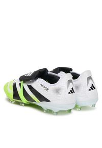 Adidas - adidas Buty do piłki nożnej Predator Pro Fold-Over Tongue Firm Ground JS4071 Biały. Kolor: biały. Materiał: skóra #4