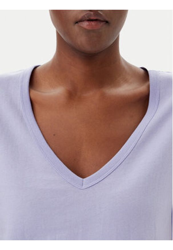 GAP - Gap T-Shirt 723631-00 Fioletowy Regular Fit. Kolor: fioletowy. Materiał: bawełna