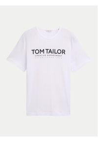 Tom Tailor T-Shirt 1045940 Biały Regular Fit. Kolor: biały. Materiał: bawełna #5