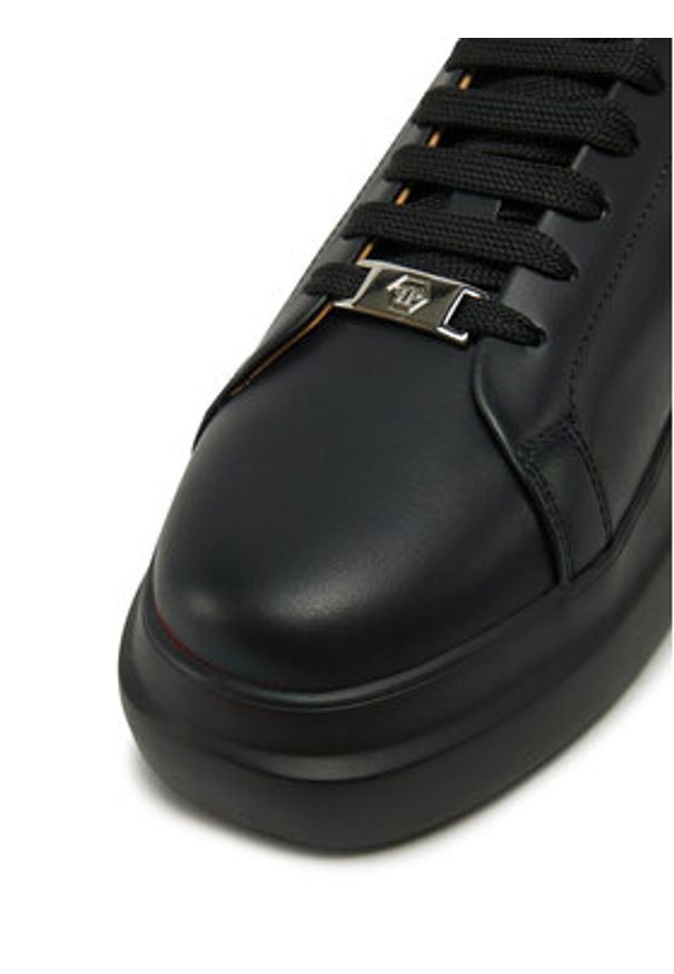 Philipp Plein - PHILIPP PLEIN Sneakersy PADS USC0599 PLE005 Czarny. Kolor: czarny. Materiał: skóra