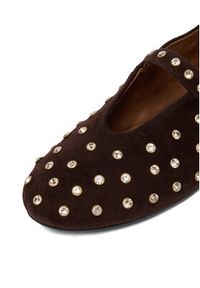 Eva Minge Baleriny EO-NALA-249060-51 Brązowy. Kolor: brązowy. Materiał: zamsz, skóra #4