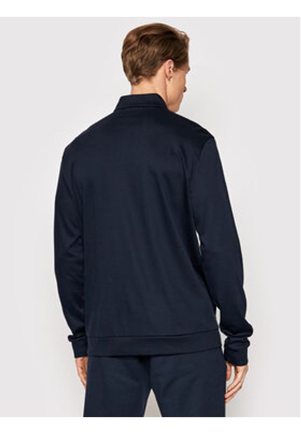 BOSS - Boss Bluza Skiles 43 50468543 Granatowy Regular Fit. Kolor: niebieski. Materiał: bawełna