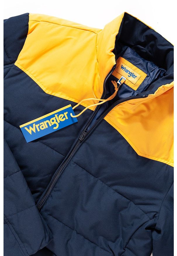 Wrangler - KURTKA ZIMOWA WRANGLER B&Y RODEO JKT NAVY W4753YC35 112129045. Sezon: zima