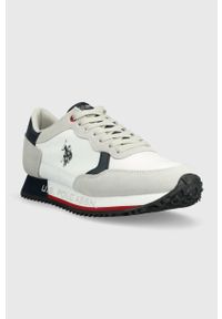 U.S. Polo Assn. sneakersy CLEEF kolor biały. Zapięcie: sznurówki. Kolor: biały #2