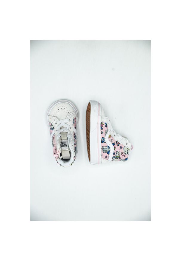 Buty Vans Sk8-Hi Reissue Side Zip, Dzieci. Kolor: różowy. Materiał: materiał. Model: Vans SK8
