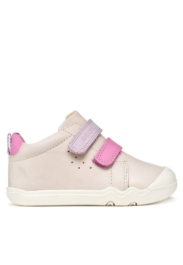 Sneakersy Geox. Kolor: kremowy