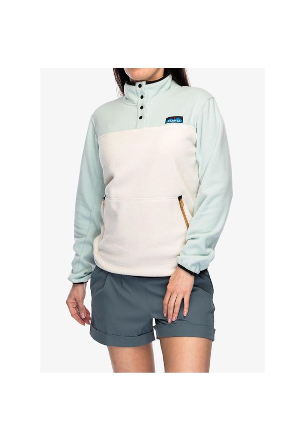 KAVU - Bluza polarowa damska Kavu Cavanaugh. Kolor: zielony. Materiał: polar