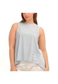 Damska koszulka sportowa Superdry Flex Loose Open Back. Kolor: niebieski. Materiał: poliester, bawełna